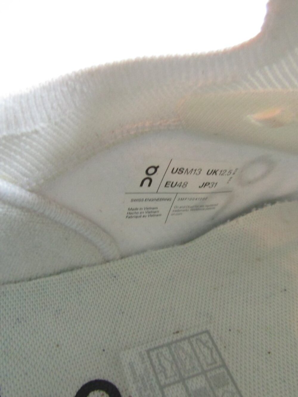 On Cloud 6 Versa Men Sneakers White Size M13 - Picture 7 of 9